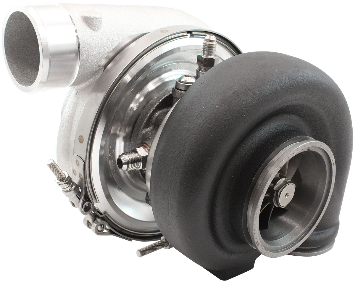 Aeroflow BOOSTED 6270 Conversion V-Band 0.85 Turbocharger 900HP, Natural Cast Finish - AF8005-4028