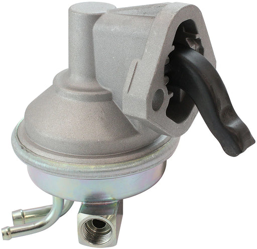 Aeroflow Small Block Chev Mechanical Fuel Pump Vapor Return, Zinc Plate Silver Finish (AF49-1301)