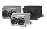 AFCO 1979-93 Mustang Aluminum Radiator and Shroud - 81270-B-SP-N 81270-S-DS-N