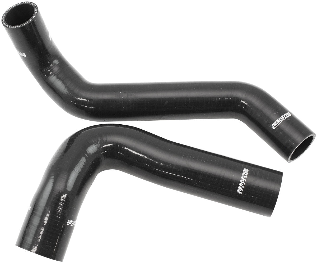 Aeroflow Ford Falcon XY with 351 Cleveland Engine Gloss Black Silicone Radiator Hose Kit - AF9280-0015 AF9280-0015