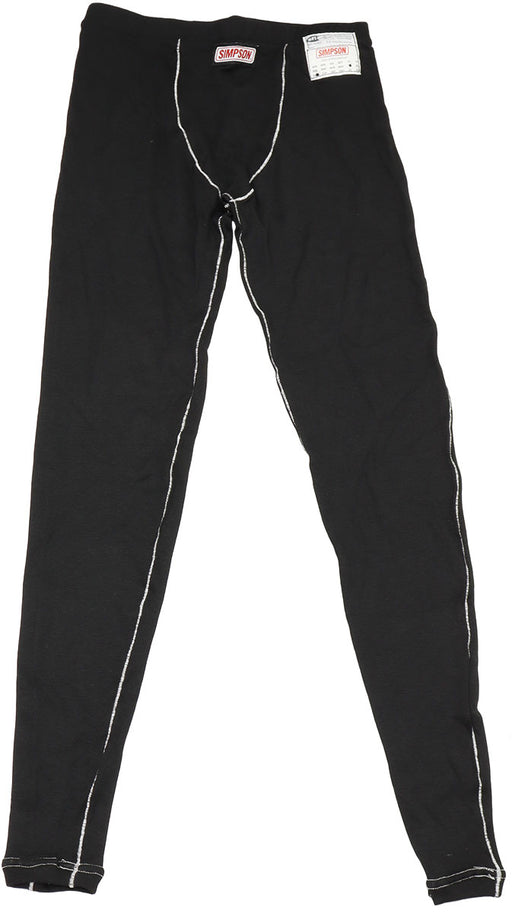 Simpson Memory Fit Long Pants Small, Full Length Black Pants, SFI Approved (SI20124SK) SI20124SK