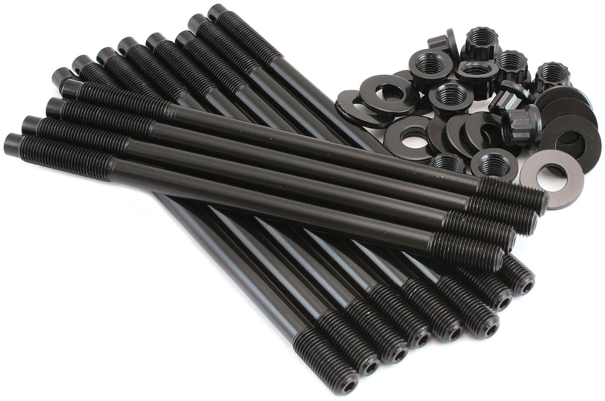 Aeroflow Subaru EJ20 and EJ25 DOHC Head Stud Kit 12 Point Nuts, 8740 Grade Material (AF37-2055) AF37-2055