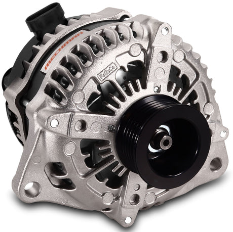 Mechman Elite Series 240 Amp Alternator, Natural Finish Suit Ford Coyote 5.0L Motor Swap, 1-Wire MM11625240-1