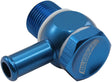 Aeroflow FiTech EFI Fuel Inlet Banjo 5/16" Barb Blue Finish. Suits FiTech EFI Throttle Bodies - AF168-06 AF168-06