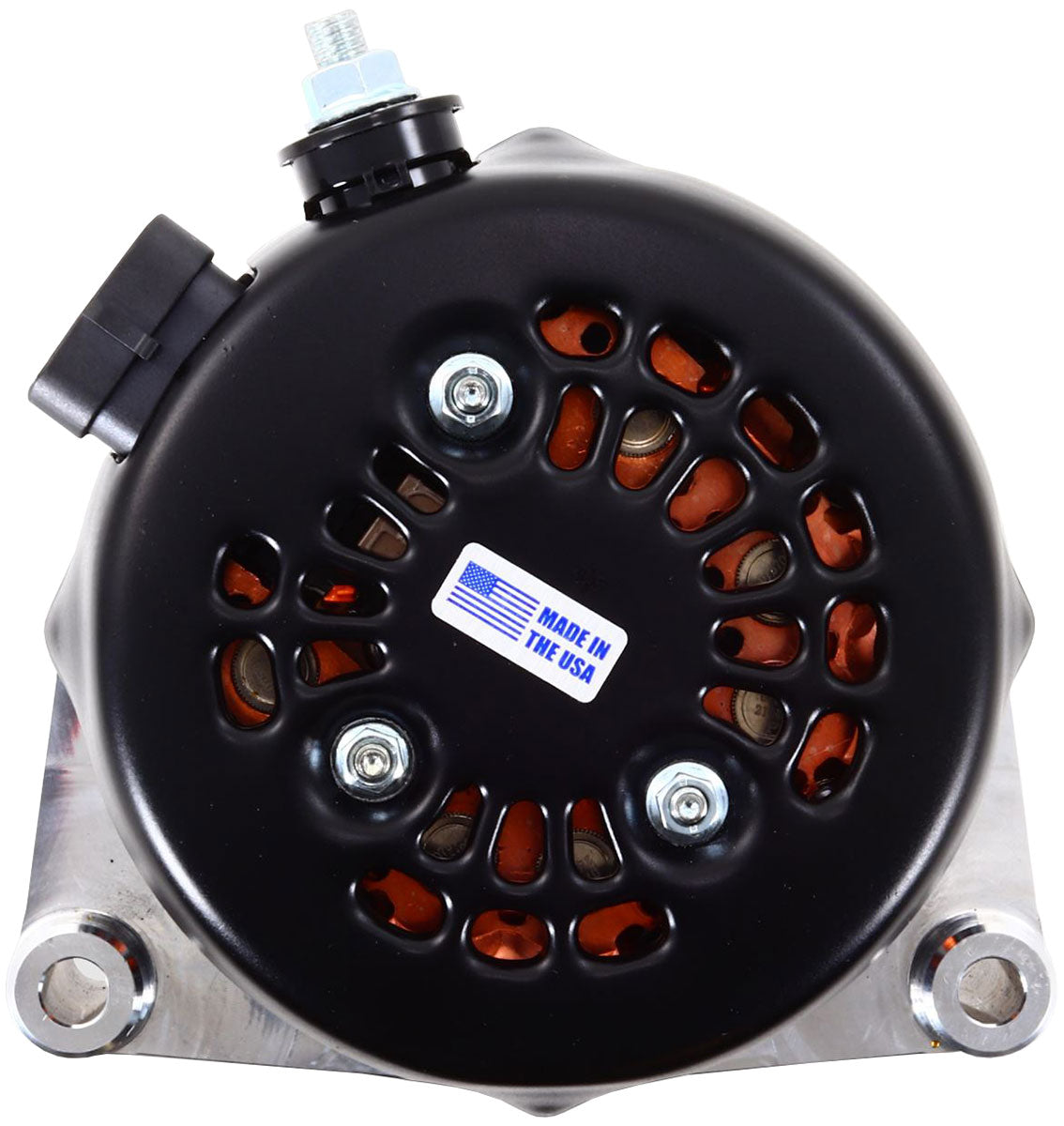 Mechman Billet S Series 240 Amp Racing Alternator, Machined Finish - MMB8206240M