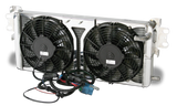 AFCO 2007 - 2012 Shelby GT500 Double Pass Aluminum Heat Exchanger With Fans - 80280PRO 80280PRO