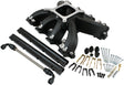 Aeroflow GM LS Rectangle Port Carburettor Hi Rise Race Single Plane EFI Intake Manifold, Black Finish - AF6250-6001 AF6250-6001
