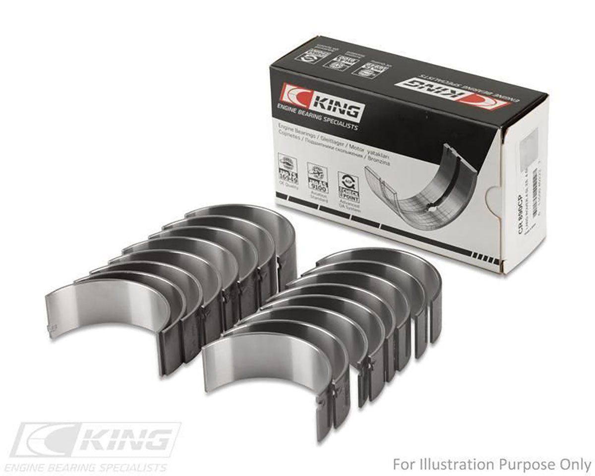 King HP Series Conrod Bearing Set, .030" Suit BB Chev 396-454, 502 & 348-409 (KBCR808HPN 030) KBCR808HPN 030