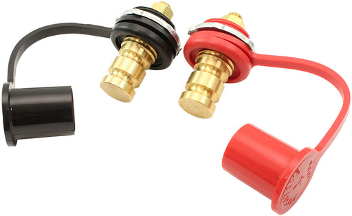 Aeroflow Remote Battery Junction Terminal Kit Sold As a Pair Negative (Black) and Positive (Red) (AF49-4057) AF49-4057