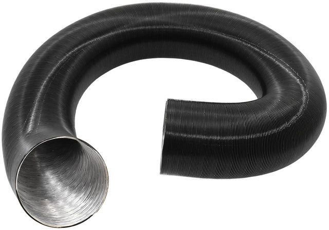 Aeroflow 4" (101.5mm) O.D. Black Aluminium Flexible Duct - AF8615-400 AF8615-400