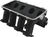 Aeroflow Hi Rise NON-EFI GM LS Cathedral Port Intake Manifold Base, Black Finish - AF6279-5002