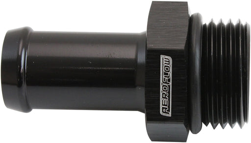 Aeroflow ORB to Barb Fitting - Black -10 ORB to 5/8" (15.9mm) Barb (AF414-10-10BLK) AF414-10-10BLK