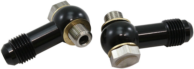 Aeroflow 1/8" NPSM Stainless Steel Bolt and Aluminium Banjo to -6AN - AF396-06 AF396-06
