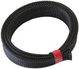 Aeroflow Flex Braid Wrap 3/4" (19mm) I.D. 1 Meter Length Black Finish, Tight Weave High Coverage (AF91-7056) AF91-7056