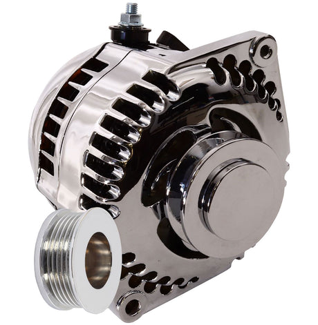 Mechman S Series 170 Amp Racing Alternator, Chrome Finish - MM7127170C MM7127170C