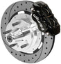 Wilwood Forged Dynalite Dust-Boot Big Brake Front Brake Kit - Black - WB140-15461-D-DB WB140-15461-D-DB