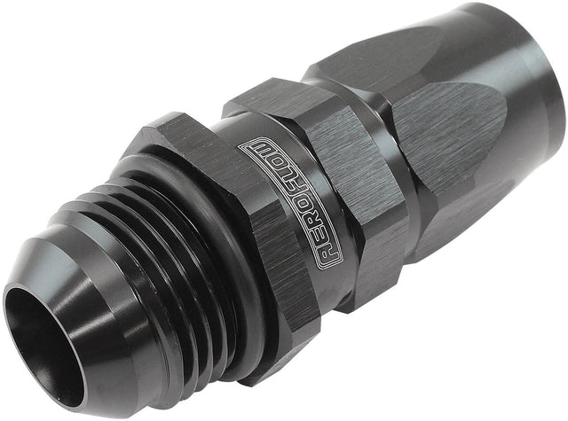 Aeroflow Male AN Swivel Straight Hose End -12AN to -10AN PTFE (Teflon®) Hose End - AF580-10-12DBLK AF580-10-12DBLK