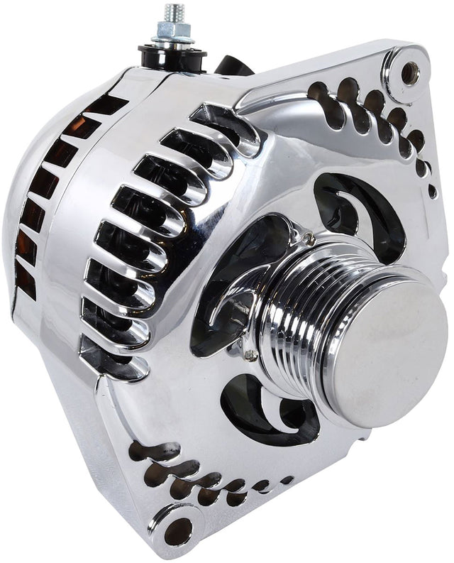 Mechman S Series 240 Amp Racing Alternator, Polished Finish - MM7127240P MM7127240P