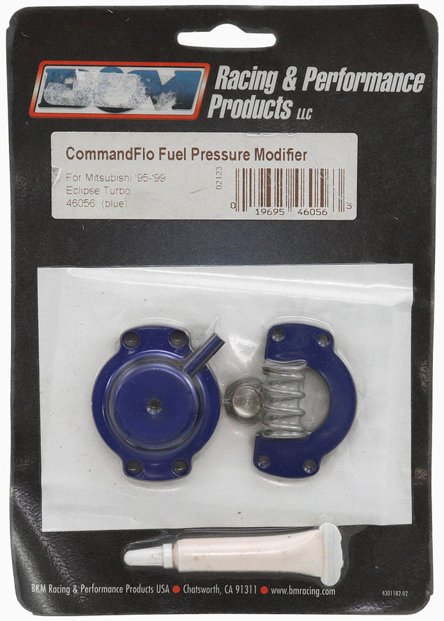 B&M Fuel Pressure Modifier Suits 1995-99 Mitsubishi Lancer EVO III, IV, V, Blue (BM46056) BM46056