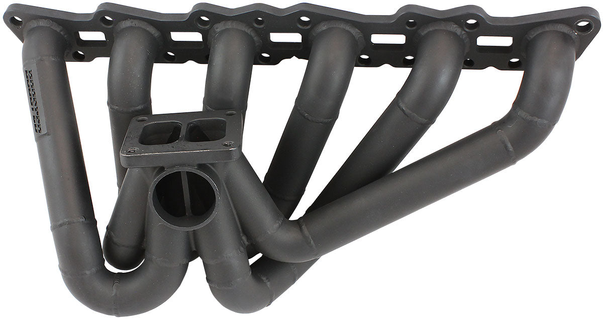 Aeroflow Nissan RB30 Block with RB26 Cylinder Head Turbo Manifold Suits High Mount GT42 Turbo, with 50mm External Wastegate Flange (AF8277-5100) AF8277-5100