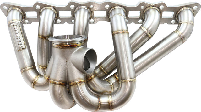 Aeroflow Boosted Nissan RB30 with RB26 Cylinder Head V-Band Stainless Steel Manifold - AF8427-5100 AF8427-5100