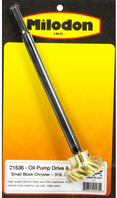 Milodon Oil Pump Drive with Bronze Gear - MI21535 MI21535