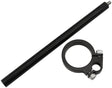 Aeroflow Universal 40mm Fuel Pump Bracket & Stalk Black Finish (AF64-4058BLK) AF64-4058BLK