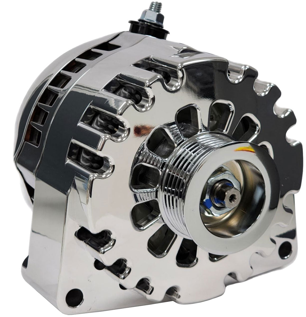 Mechman Billet S Series 240 Amp Racing Alternator, Polished Finish - MMB8206240P MMB8206240P