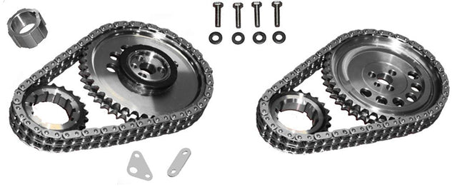 Rollmaster Double Row Timing Chain Set with Torrington Bearing, .010" Line Bore - ROCS1185LB10 ROCS1185LB10