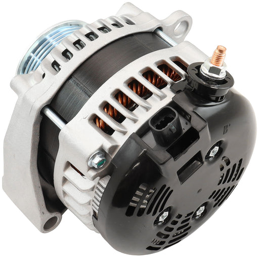 Aeroflow GM LS High Output Alternator - Raw Finish 185 amp Rating (AF4074-2000)