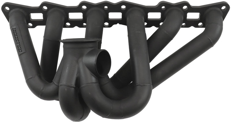 Aeroflow Boosted Nissan RB30 with RB26 Cylinder Head V-Band Turbo Manifold Suits High Mount GT40-GT45 Turbo, with 50mm External Wastegate Flange (AF8227-5100) AF8227-5100