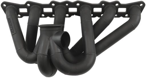 Aeroflow Boosted Nissan RB30 with RB26 Cylinder Head V-Band Turbo Manifold Suits High Mount GT40-GT45 Turbo, with 50mm External Wastegate Flange (AF8227-5100) AF8227-5100