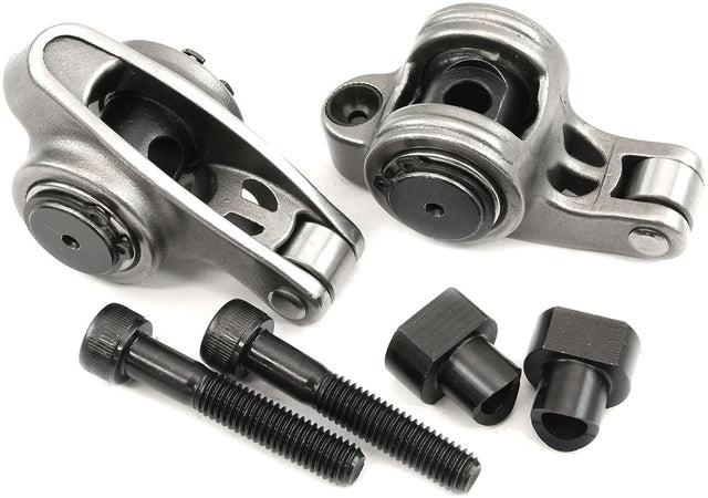 Aeroflow GM LS Stainless Steel Roller Rocker Set M8 Stud Mount, 1.70 Ratio, Set of 2, Suit Cathedral Port Cylinder Heads (AF95-1235-2) AF95-1235-2