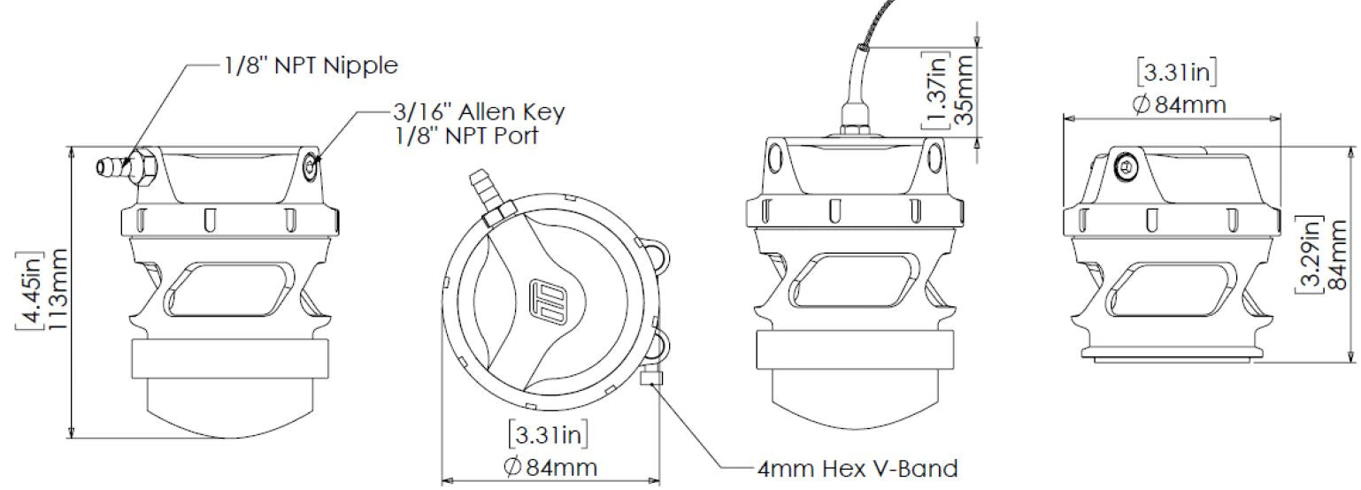 Turbosmart BOV ProPort BOV Red