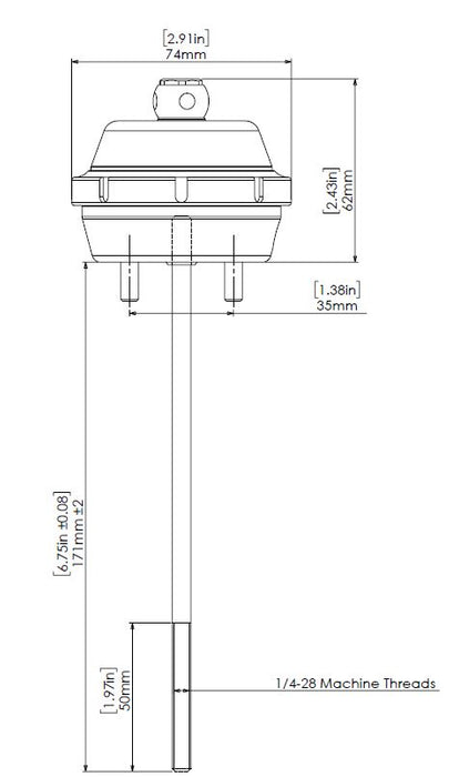 Turbosmart vIWG Universal 57mm - 6inHg -150mm