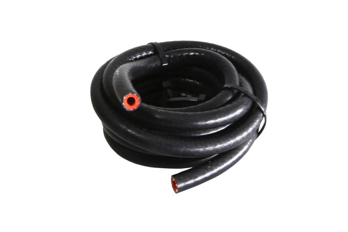 Turbosmart Silicon Hose 3m Pk-6mm Vac Tube Reinf-Black *less flexible than TS-HVR0603-BK* - TS-HH06303-BK