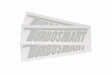 Turbosmart TS Car Decal - White 200mm x 45mm - TS-9007-1021