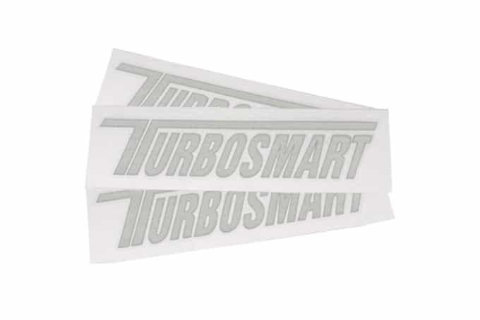 Turbosmart TS Car Decal - White 200mm x 45mm - TS-9007-1021