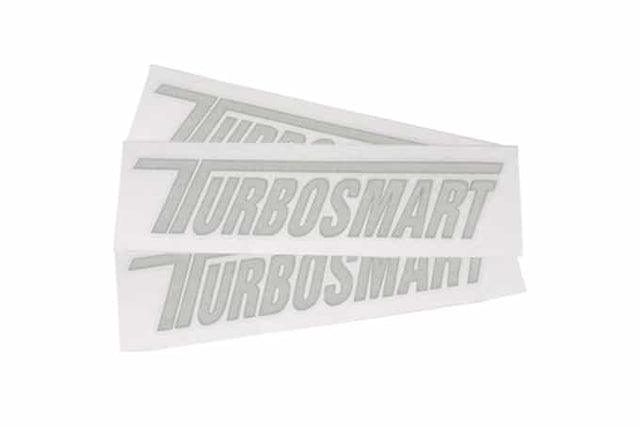 Turbosmart TS Car Decal - White 200mm x 45mm - TS-9007-1021