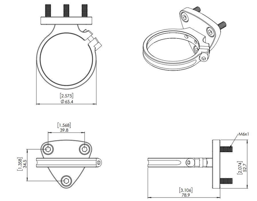 Turbosmart FPRX Billet Bracket