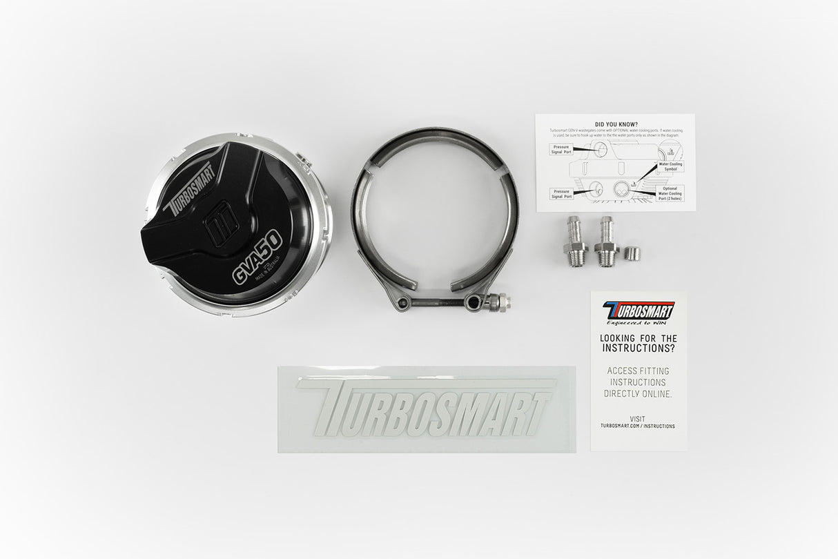 Turbosmart Gas Valve Actuator 50 14psi Black - TS-0554-1712