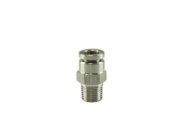 Turbosmart 1/8" NPT Str Pushloc Fitting - SS - 1/4" - TS-0550-3053
