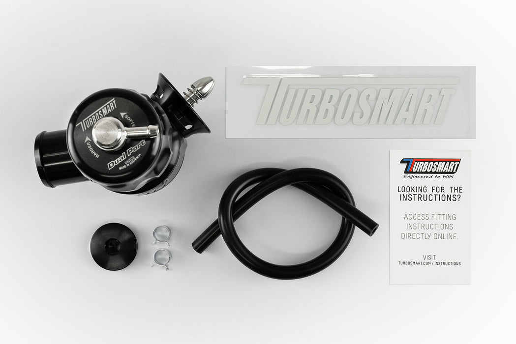 Turbosmart BOV SmartPort Dual Port Mitsubishi EVO VI-X-Black