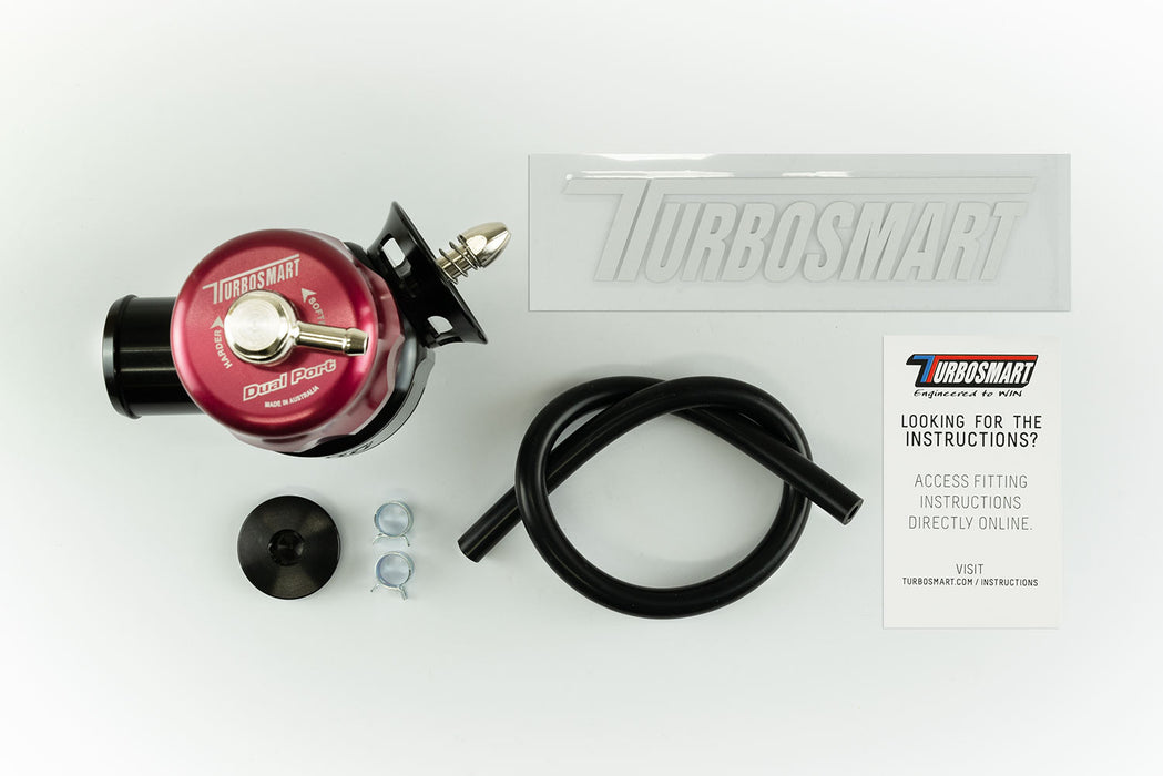 Turbosmart BOV SmartPort Dual Port Mitsubishi EVO VI-X-Red