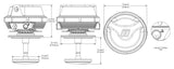 Turbosmart Gas Valve Actuator 60 14psi Black - TS-0555-1712