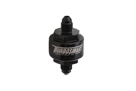 Turbosmart Billet Turbo Oil Feed Filter 44um AN-3 - Black - TS-0804-1001