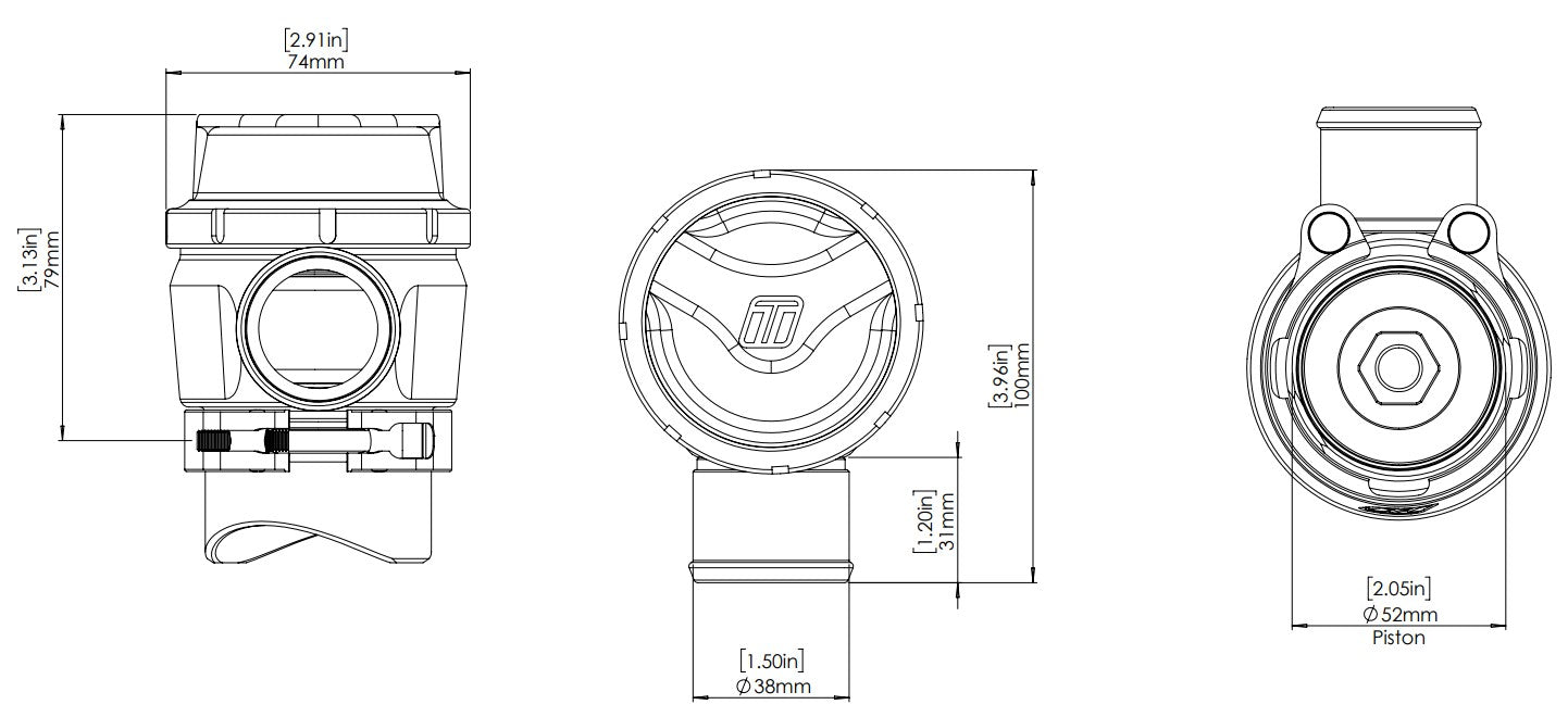 Turbosmart BOV RacePort PlumBack GenV - Sleeper