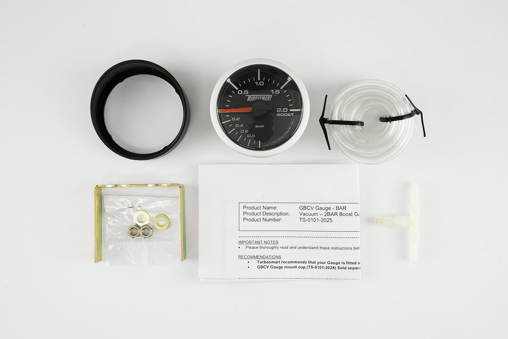 Turbosmart Boost Gauge 0-2 Bar 52mm