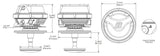 Turbosmart Gas Valve Actuator 50 14psi Black - TS-0554-1712