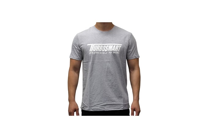 Turbosmart TS Shirt Basic Grey - S - TS-9003-1055